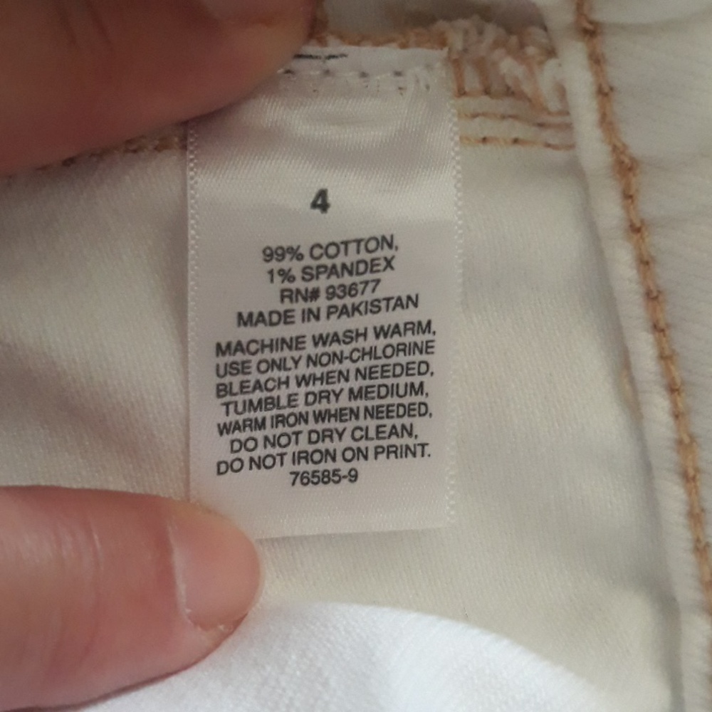A.n.a white jean shorts - Picture 11 of 16